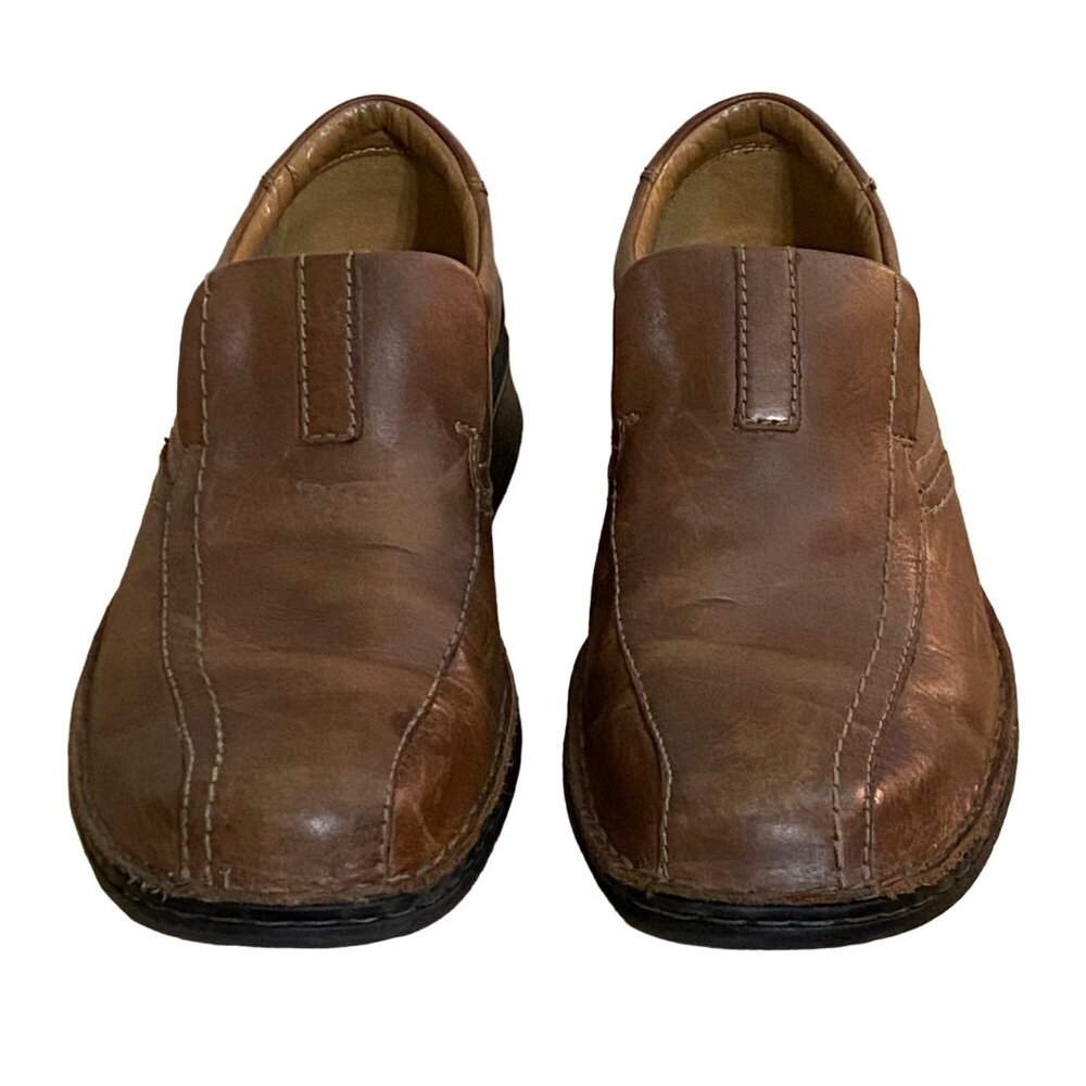 Clarks Collection Mens Escalade Step Loafer Shoe Size 8.5 Tan Brown